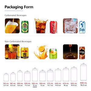 Llenado completamente automático de la máquina de llenado de latas de sellado de bebidas carbonatadas con gas dióxido de carbono nitrógeno - Product Image 5