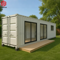 ALLBETTER Maison de vacances en conteneur, cabane préfabriquée de luxe pour projets de location de vacances