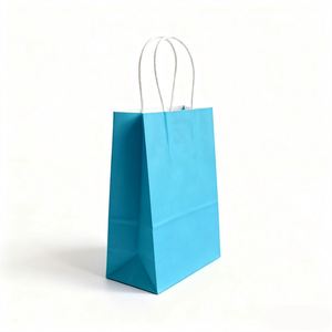 Sacs en papier de luxe robustes personnalisés KM pour cadeaux, artisanat, fêtes, emballages cadeaux, sacs de shopping avec poignées - Product Image 3