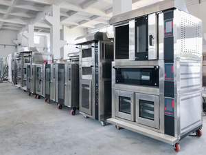 Kompakt 7kW gaz ticari fırın ekipmanları yerden tasarruf sağlayan buharlı fırın 3-Tray gıda kamyonları için 2 yıl garanti otel fırınları - Product Image 6