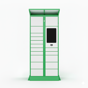 Casier de stockage de colis intelligent en libre-service, assemblé, déverrouillage par <span class=keywords><strong>code</strong></span> QR, durable, résistant à la rouille, casier de livraison électronique extérieur pour - Product Image 3