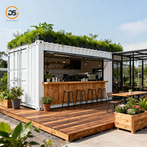 Unidades de Contenedores Multifuncionales, Casas Prefabricadas de Acero Ligero, Diseño Moderno, Puerta Corredera de Doble Vidrio para Tienda - Product Image 6