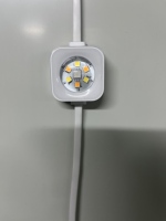 Guirlandes lumineuses à pixels RGBWWIC Pro 100FT en plastique pour avant-toit, DC36V, IP67, étanches, synchronisation musicale intelligente via application, gradation, éclairage de Noël extérieur