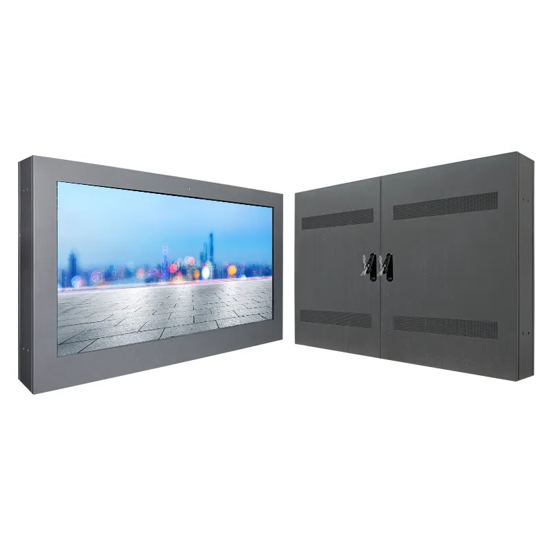 43Inch 55 Inch Indoor Outdoor Reclame Screen IP65 Waterdichte Tv Hoge Helderheid Event Video Display Wall Mount Lcd