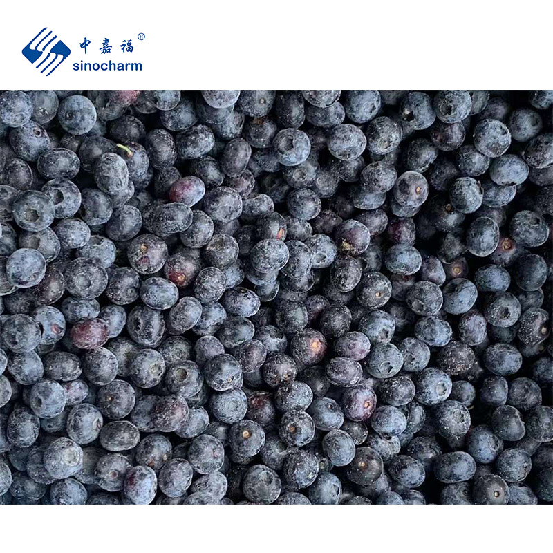 Sinocharm Wild Culticated HACCP Precio al por mayor a granel 10kg IQF Frozen Fresh Sweet Organic Blueberry