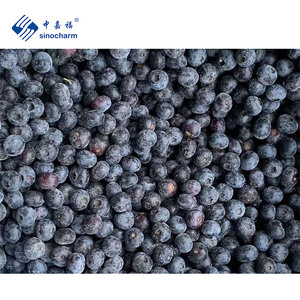 Sinocharm Wild Culticated HACCP Precio al por mayor a granel 10kg IQF Frozen Fresh Sweet Organic Blueberry - Product Image 1