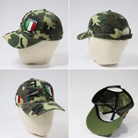 Casquette tactique 6 panneaux brodée en 3D de haute qualité, avec logo personnalisé, motif camouflage, pour hommes et femmes, sports de plein air, chasse