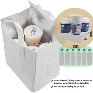 Cibo personalizzato consegna isolamento termico portare fuori per andare togo sacchetto da asporto cibo da asporto sacchetto di imballaggio cibo da asporto per il cibo - Product Image 3