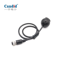 Kamera bulat Mini, resolusi HD Cctv dengan kamera mundur tampilan malam dipasang di dalam/samping/belakang untuk mobil Universal