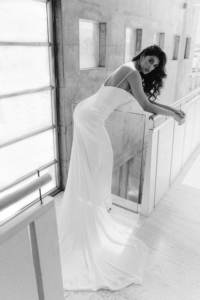 <span class=keywords><strong>Robe</strong></span> <span class=keywords><strong>de</strong></span> <span class=keywords><strong>mariée</strong></span> sirène en Satin, tenue <span class=keywords><strong>de</strong></span> mariage, simple, luxueuse et brillante, bretelles Spaghetti et col rond, printemps 2022 - Product Image 4