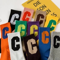 Vente en gros de chaussettes Crew de haute qualité pour femmes chaussettes d'hiver en coton avec logo personnalisé transparent pour un usage quotidien