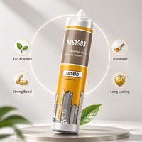 Scellant Jiaobao MS pour maison modulaire et cabane mobile, adhésif pour joints de bâtiments préfabriqués, scellant haute performance, MSDS