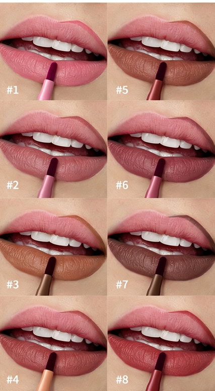 8 couleurs en stock