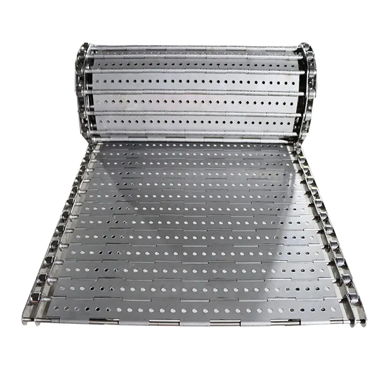 Heat Resistant Stainless Steel 304 316 Chain Plate Link Conveyor Belt for sale
