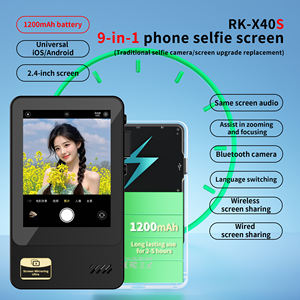 Monitor para Vlogging Aquina RK-X40S de 2.4 Pulgadas con Soporte Magnético, Ángulo de Visión Completo, Ligero (100g), LCD, Precio de Fábrica - Product Image 6