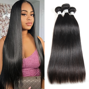 Vaste achat en gros paquets de tissage de cheveux humains vierges brésiliens Remy Extensions de cheveux 100% vrais cheveux humains - Product Image 1