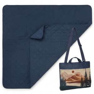 High Quality <b>Large</b> Outdoor Beach Picnic Blanket With Shoulder Strap Foldable Into Tote 3-Layer Waterproof Sand Proof <b>Mat</b> - Product Image 1