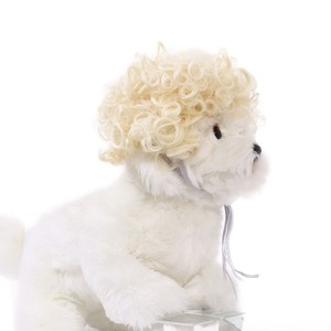 Perruques <span class=keywords><strong>pour</strong></span> animaux de compagnie (chiens et chats) - Accessoires décoratifs <span class=keywords><strong>pour</strong></span> Halloween et Noël avec coiffures bouclées en <span class=keywords><strong>chignon</strong></span>, durables et écologiques - Product Image 5