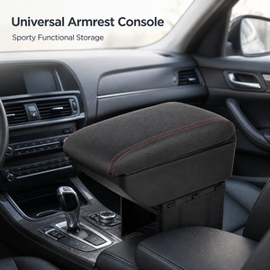 Foshan Carfu AC-<span class=keywords><strong>4203</strong></span> Universelle Auto-Armlehnenkonsole mit Doppelschicht-Aufbewahrung, Schiebefunktion und USB-Ladefunktion, OEM Großhandel Direktvertrieb - Product Image 2