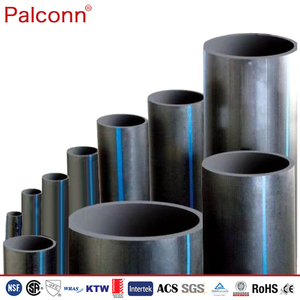 Weifang Palconn PE100 <span class=keywords><strong>20</strong></span>*2.3Mm Màu Đen Với Dải Màu Xanh Ống Thủy Lợi HDPE Và Phụ Kiện - Product Image 3