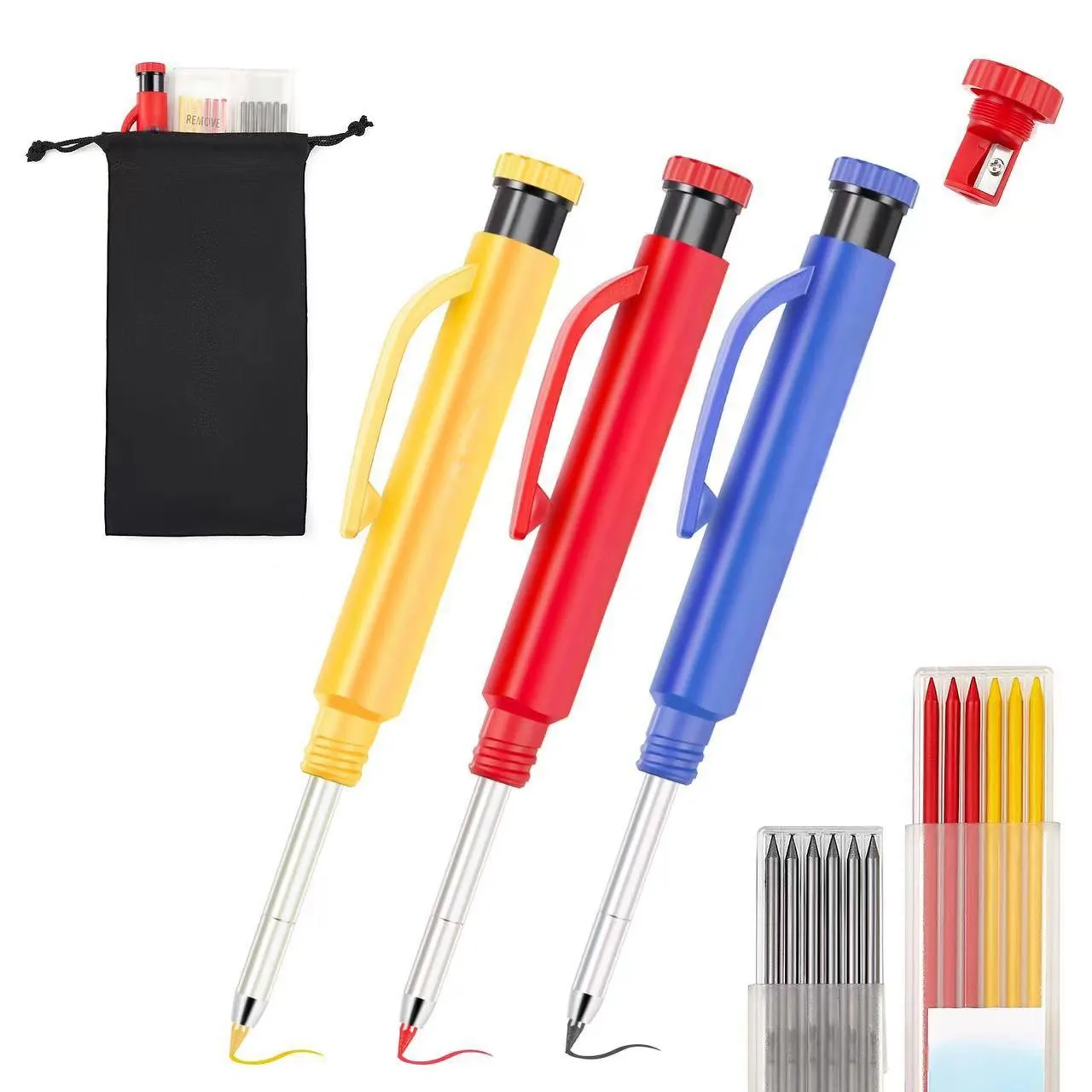 Caneta marcador multifuncional para ferramentas, caneta multiferramenta personalizada de 6,1 polegadas, fornecida pelo fabricante