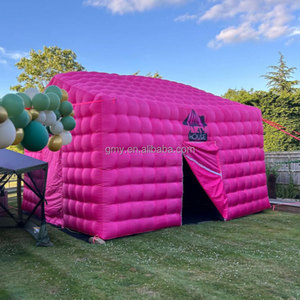 GMY Inflables Comercial Evento Fiesta Rosa Inflable Discoteca Grobes Partyzelt Inflable Fiesta Cubo Carpa - Product Image 5