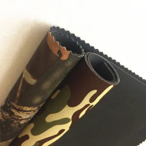 ממוחזר 2mm Camo סובלימציה מודפס Neoprene בד מטר Neoprene טקסטיל בד