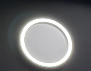 Profilo di alluminio di piegatura all'ingrosso ECOJAS + acrilico diffusore di PMMA con ETL moderno cerchio lampada a sospensione led - Product Image 1