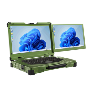 Jcyk คอมพิวเตอร์แบบฝังที่ทนทานขนาด15.6นิ้วเวิร์กสเตชันแบบพกพาหน้าจอคู่สามหน้าจอ16GB RAM 256GB - Product Image 3