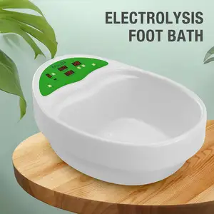 Máquina de desintoxicación iónica para baño de pies Máquina de desintoxicación de pies Kit de spa iónico para pies con pestaña