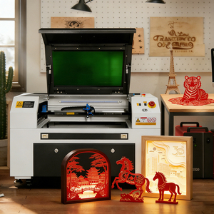 Optical Fiber CO2 Laser Engraving <b>Cutting</b> <b>Machine</b> 100W/130W/150W for Thick Plywood <b>Stone</b> Rubber Non-metal Materials-Water-Cooled - Product Image 3