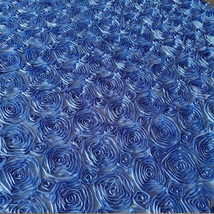 120in 3D Rose satin Khăn trải bàn tùy chỉnh sinh nhật Tiệc bảng bìa sang trọng Vòng Polyester Khăn trải bàn cho các sự kiện tiệc cưới - Product Image 3