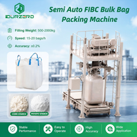 Máquina Semiautomática para Empacar Almidón de Maíz en Bolsas FIBC de 1000 kg, Empacadora de Almidón de Patata en Bolsas de 1 Tonelada, Máquina de Llenado de Bolsas Jumbo para Almidón Alimentario
