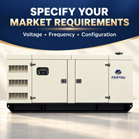 Groupe électrogène diesel insonorisé 50KW 100KW 300KW, moteur silencieux, système d'alimentation de secours