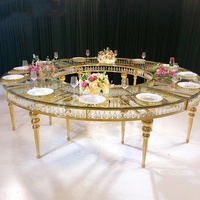 Table à manger octogonale moderne de luxe en acier inoxydable avec verre trempé, motif écailles de poisson unique, directement de l'usine chinoise, pour usage hôtelier