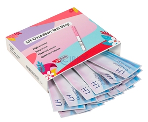 Offre d'usine Jauge de détection LH <span class=keywords><strong>Bandelette</strong></span> de test d'urine d'<span class=keywords><strong>ovulation</strong></span> avec tasse d'urine - Product Image 5