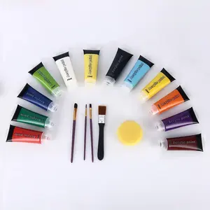 Artist Professional Wholesale Acrylic Paint Set 12 Colors Acrylic Color Paint 75ml Students Acrylic Paint Bulk