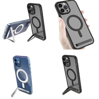 Casing Ponsel Anti Benturan dengan Penyangga untuk iPhone 17 Air 16 Pro Max 15 14 13 12 11 Pelindung dengan Kickstand