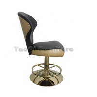 Chaise de bar de casino moderne K982, tabouret de jeu réglable en métal pour salle à manger et table de poker