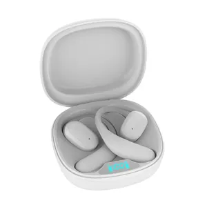 Penyumbat telinga Stereo nirkabel, headset olahraga nirkabel, earphone Stereo dapat dipakai terbuka ENC gaya baru dari pabrik