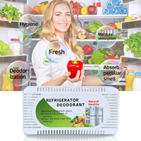 Désodorisant naturel sans parfum au charbon actif pour réfrigérateurs, congélateurs, glacières et boîtes à lunch