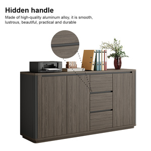 Armadietto Portadocumenti Moderno Minimalista con Finitura Effetto Legno e Cassetti per Archiviazione <span class=keywords><strong>Ufficio</strong></span> - Product Image 4