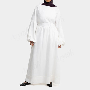 <span class=keywords><strong>Nouvelle</strong></span> <span class=keywords><strong>collection</strong></span> de vêtements islamiques pour femmes, logo personnalisé, faible MOQ, ensemble jupe et chemisier à manches longues pour femmes musulmanes avec broderie - Product Image 3