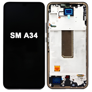 Reemplazo de pantalla OLED de alta calidad para Samsung Galaxy A34 5G A346 A346B A346E, conjunto de digitalizador táctil con pieza de marco - Product Image 1