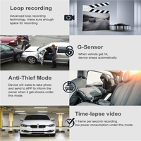 2CH 1080P Dashcam double caméra mobile dvr voiture 4g wifi BK6MZ voiture boîte noire système de vidéosurveillance sans fil