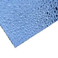 Feuille en polycarbonate solide et décorative résistante au feu, 2mm/3mm, garantie de 10 ans, diamant coloré, prix d'usine, offre spéciale