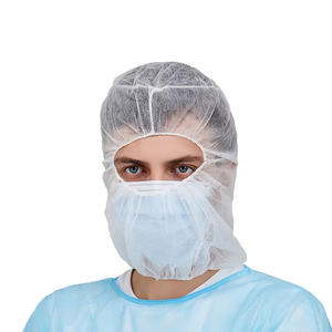 Cagoules d'hygiène non tissées PP <span class=keywords><strong>sans</strong></span> <span class=keywords><strong>latex</strong></span> Cagoules chirurgicales Cagoules jetables de protection de maquillage avec boîtier élastique - Product Image 2