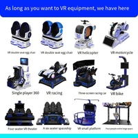 9DVR panda rotatif double VR petite soucoupe volante équipement d'amusement rotatif à 360 degrés grand jeu machine tout-en-un