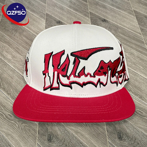 Casquette de baseball personnalisée QZFSO avec logo, vente en gros, 5 panneaux, polyester, coton, camouflage, broderie 3D, snapback - Product Image 1