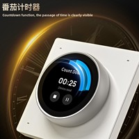 Interrupteur intelligent Tuya pour maison connectée, télécommande via application, minuterie, 4 touches, relais 3 voies, commande vocale, Wi-Fi, écran de contrôle central intelligent